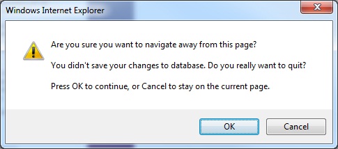 Internet Explorer PopUp